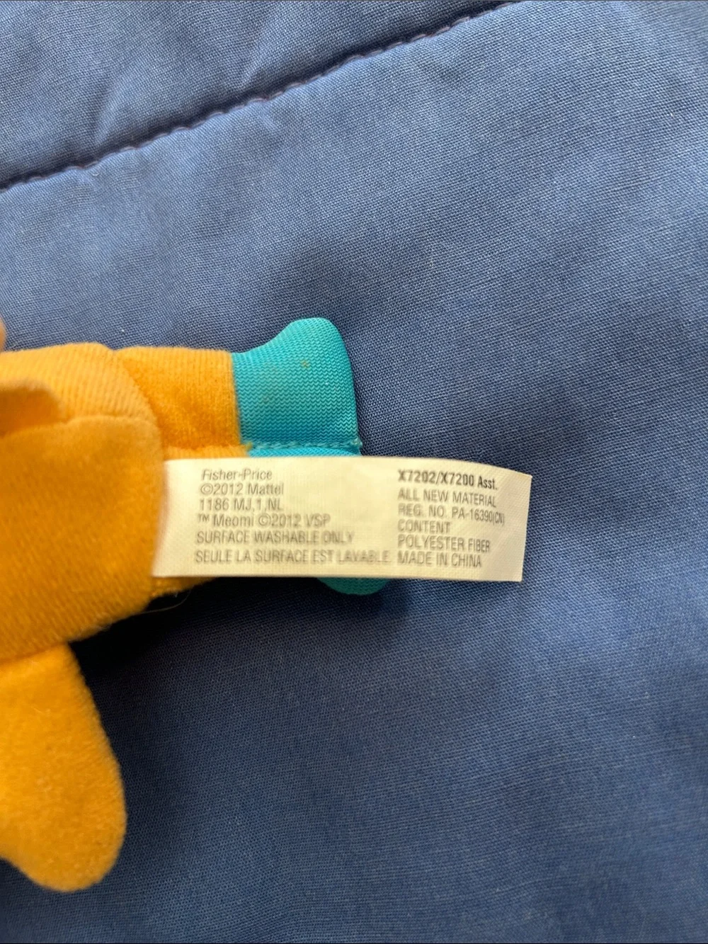 Fisher Price Octonauts Kwazii Kitten Plush Orange Pirate Cat Eye Patch 7